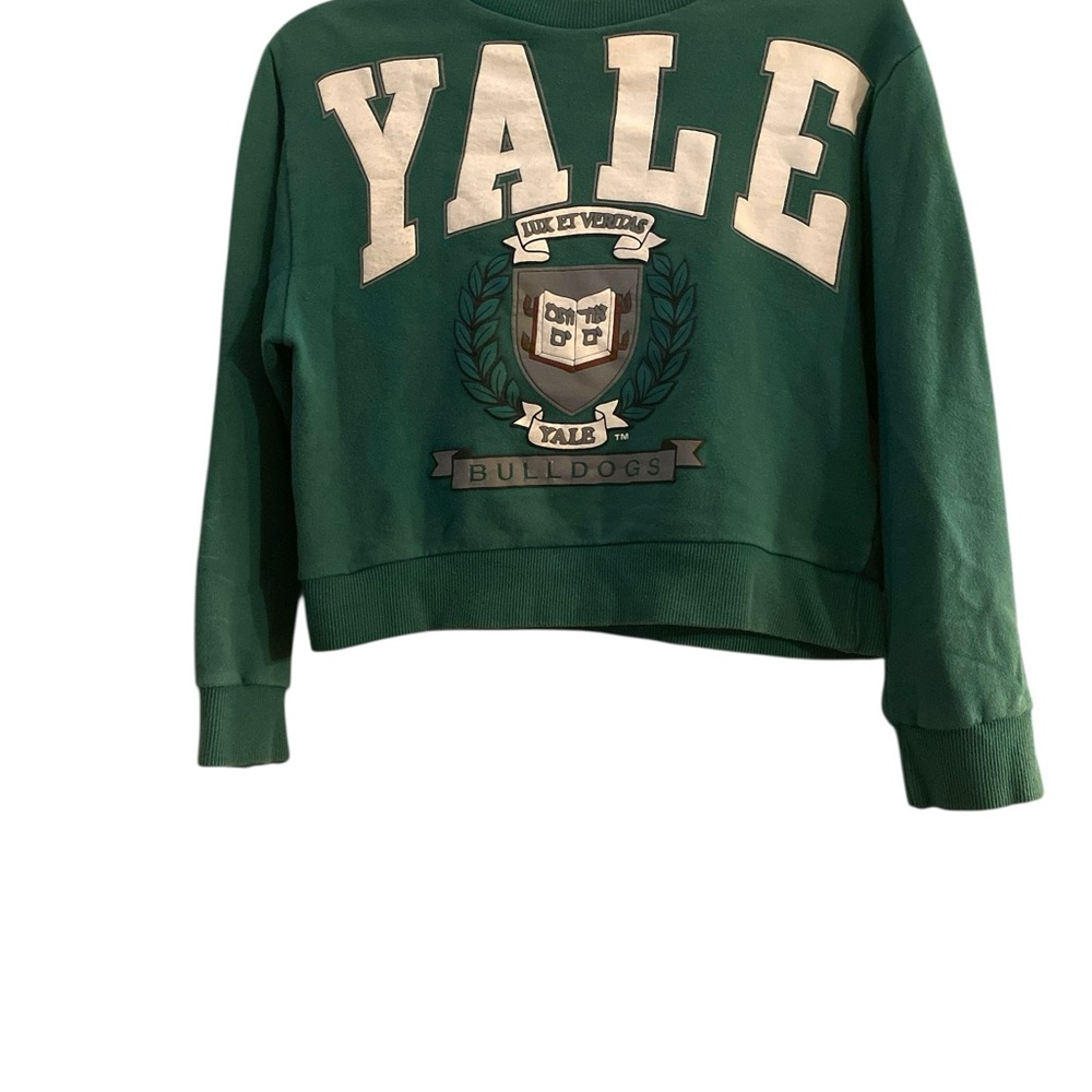 90s Yale Bulldogs - Vintage Ivy League Sweatshirt (Small)